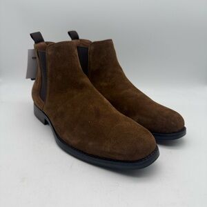BRAND NEW Sonoma Murray Brown Suede Ankle Boots Cushioned Footbed Men's Sz 10 W